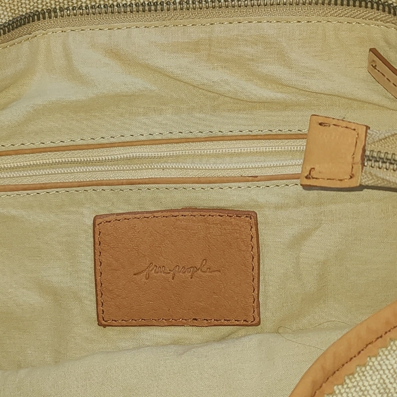 Free People Tan Brown Wilhelmia Bucket Bag - Picture 4 of 5